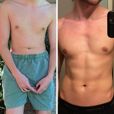before and after of Nick